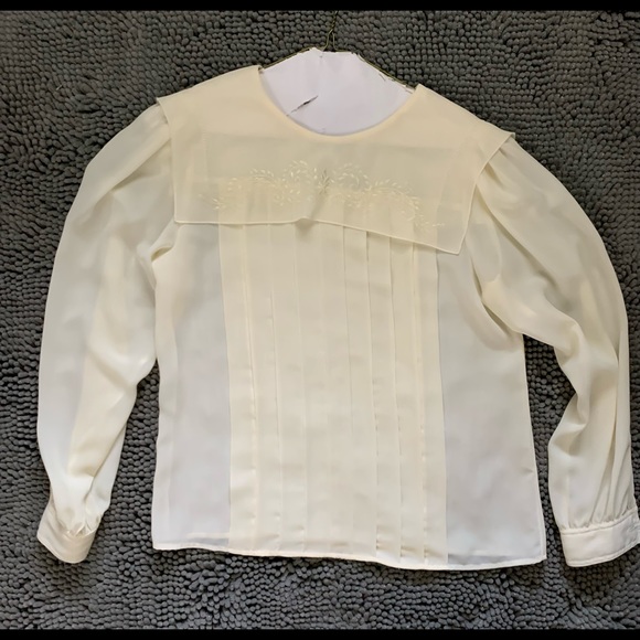 VINTAGE Secretary BLOUSE - Picture 1 of 6
